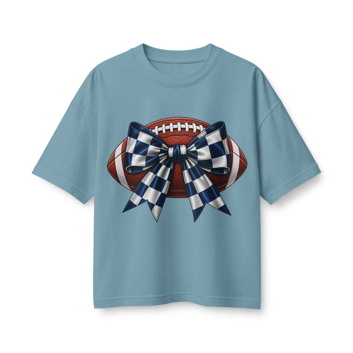 Football Bow Game Day Tee | Women's Tailgate Shirt | Cute Football Season T-Shirt