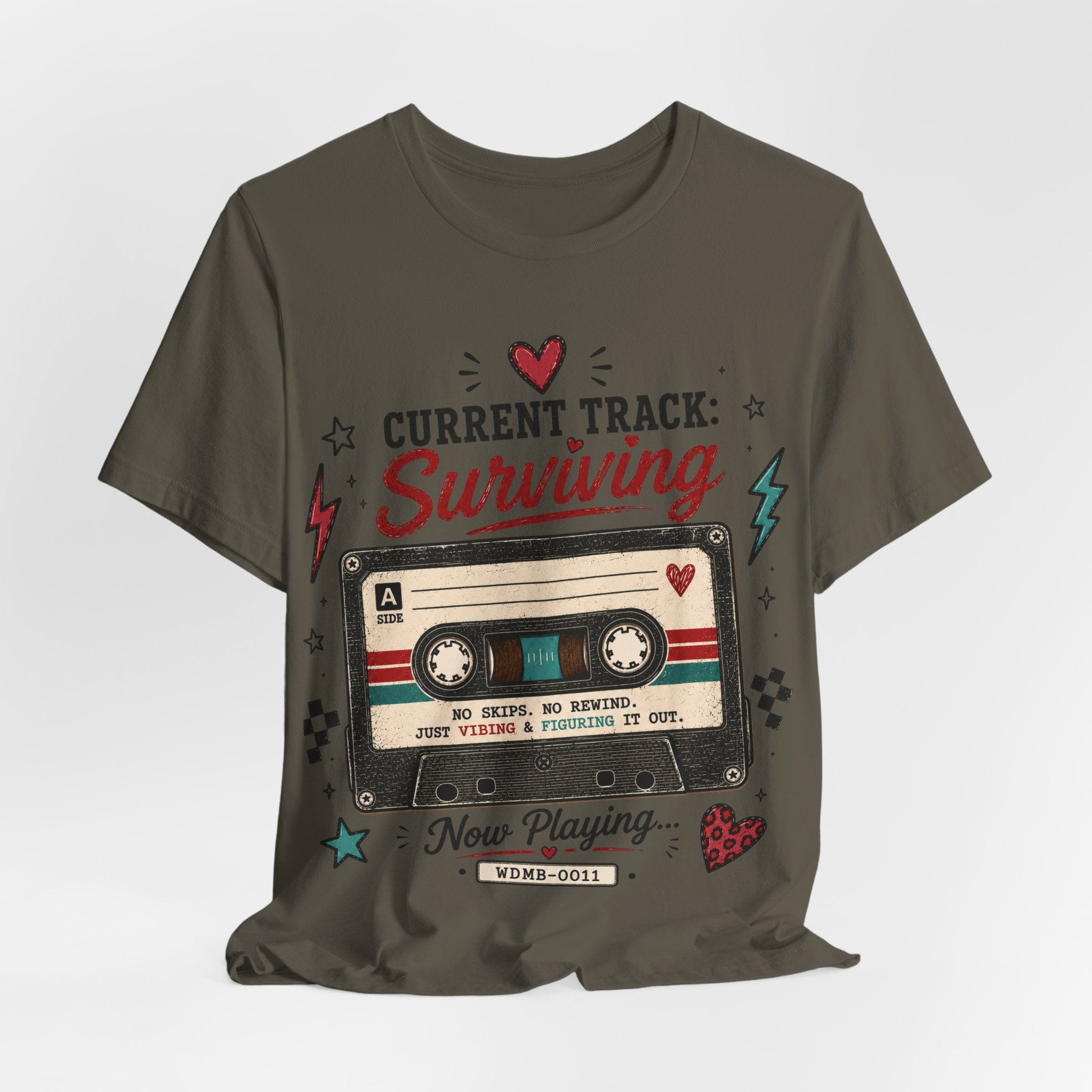 Current Track: Surviving Graphic Tee| Well Dressed Mess Boutique