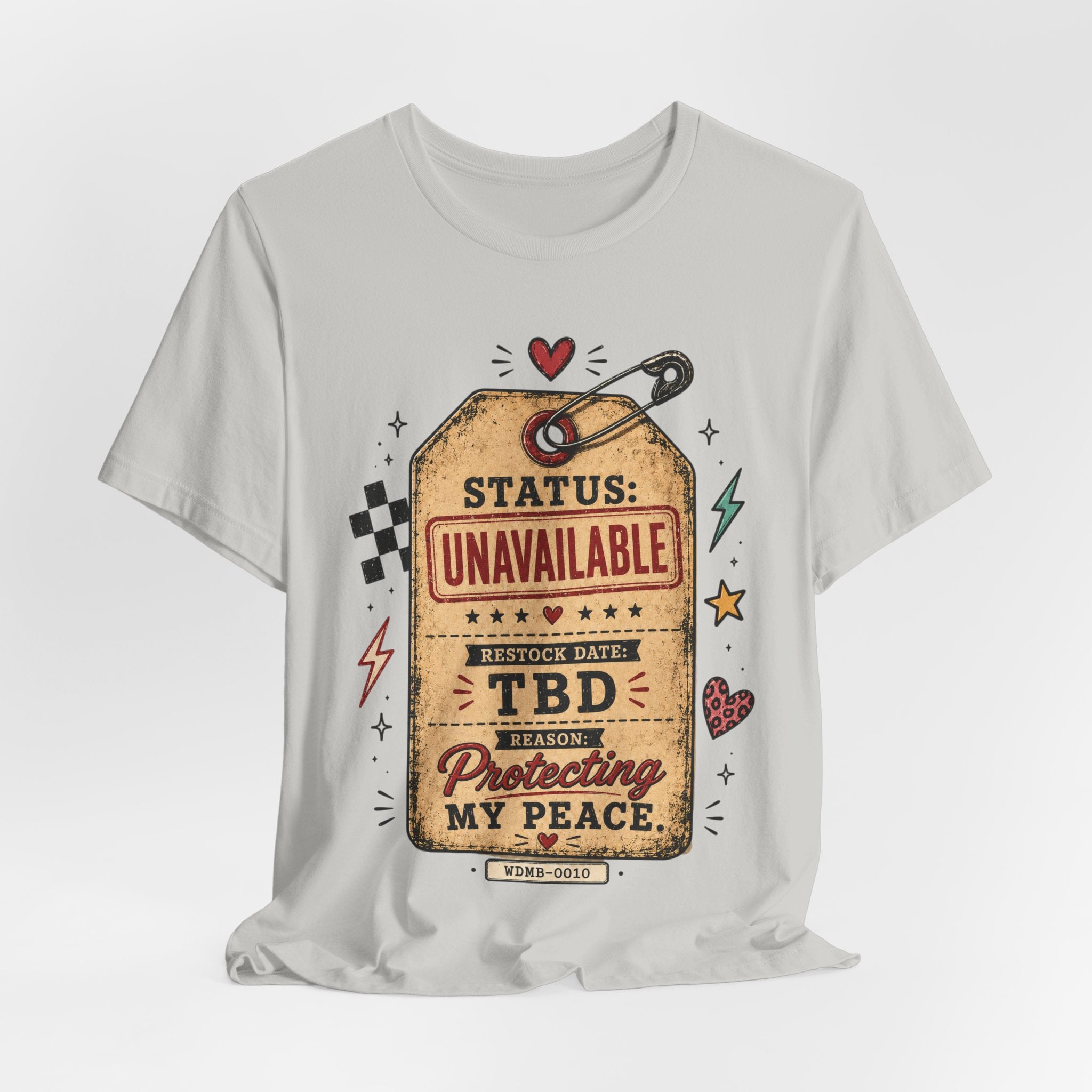 Status: Unavailable Tee — "Protecting My Peace" Graphic T-Shirt