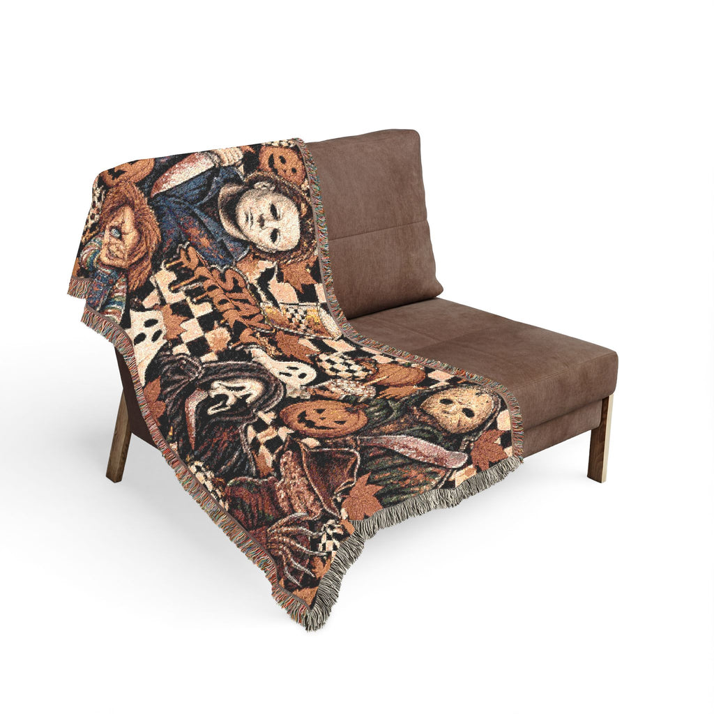 Stay Spooky Halloween Horror Woven Blanket