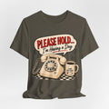 Retro Phone T-Shirt - "Please Hold... I'm Having a Day"