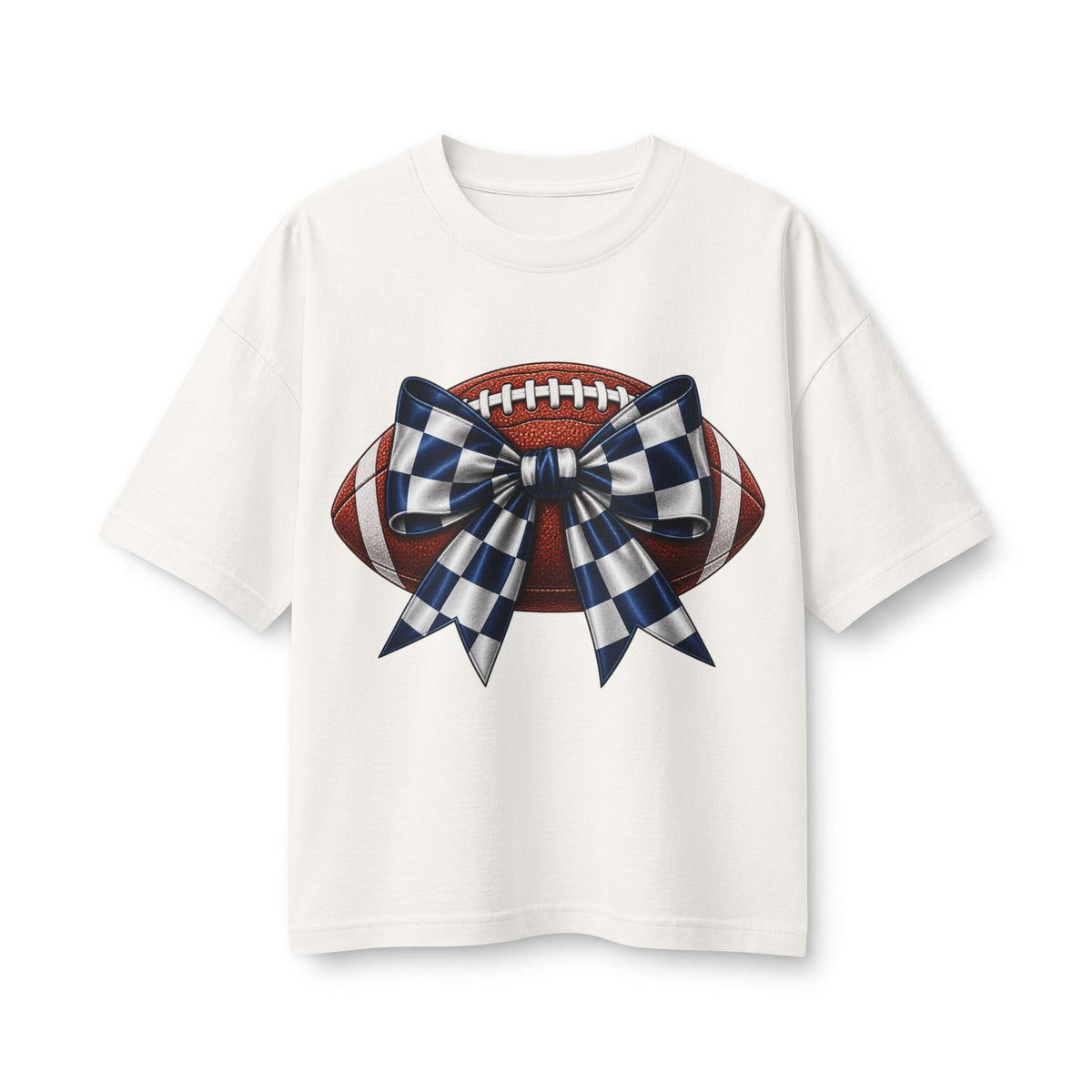 Football Bow Game Day Tee | Women's Tailgate Shirt | Cute Football Season T-Shirt