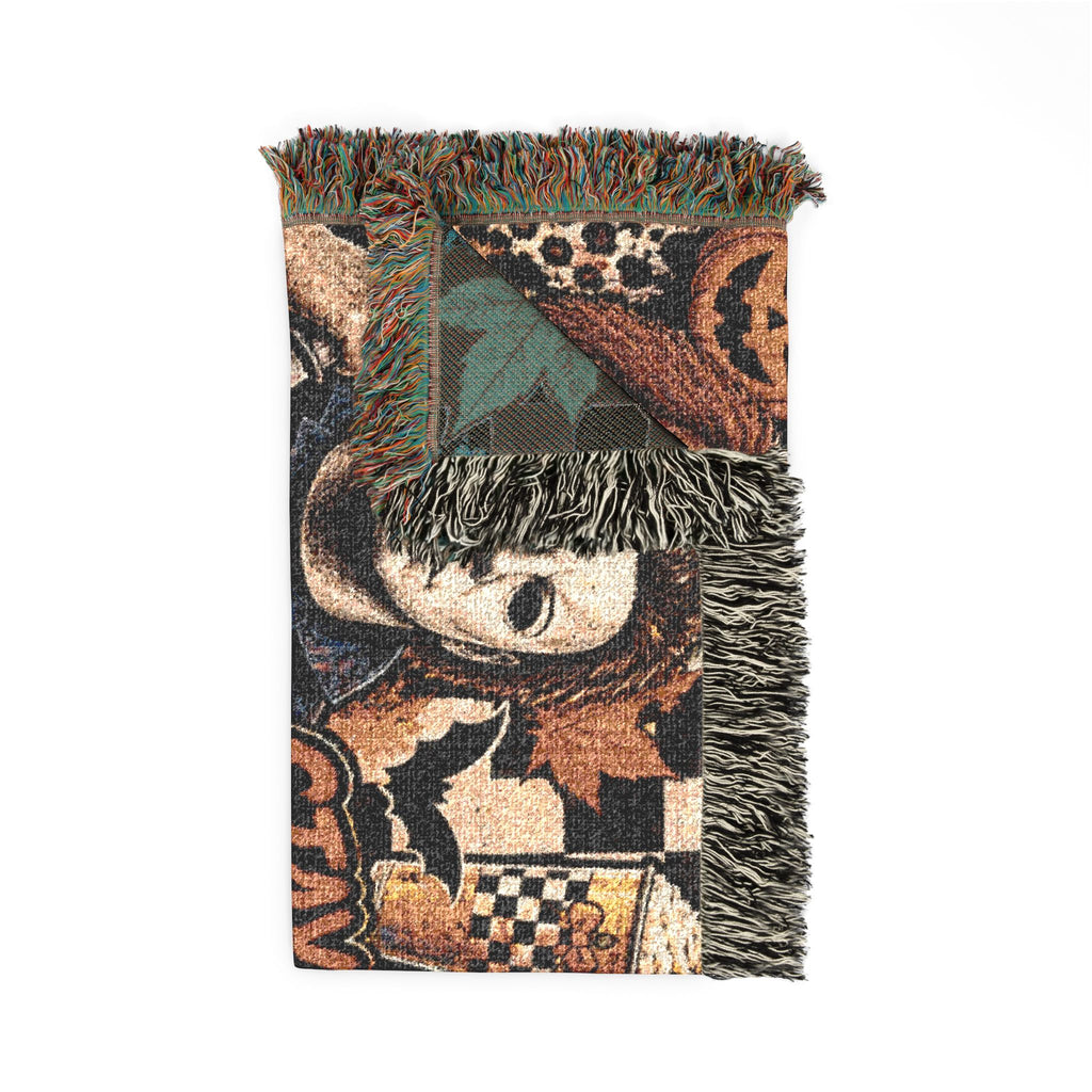 Stay Spooky Halloween Horror Woven Blanket