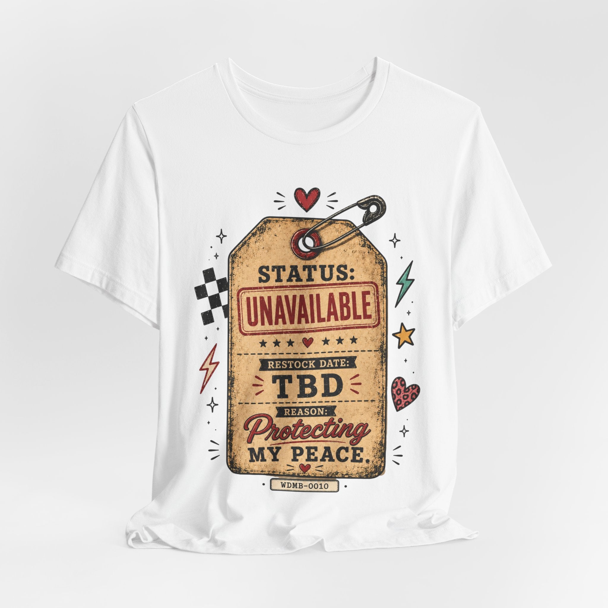 Status: Unavailable Tee — "Protecting My Peace" Graphic T-Shirt